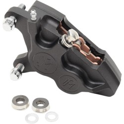 Etrier de frână cu patru pistoane cu diametru diferențial față stânga BLACK OPS PERFORMANCE MACHINE 0053-2919-SMB