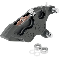 Etrier de frână cu patru pistoane și diametru diferențial față dreapta BLACK OPS PERFORMANCE MACHINE 0053-2920-SMB