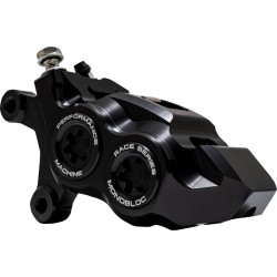 Etrier de frână stânga - 137 X 4B RACE SERIES MONOBLOC - BLK/ANO PERFORMANCE MACHINE 0053-2957-MB