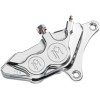 Etrier de frână cu patru pistoane și diametru diferențial față stânga crom PERFORMANCE MACHINE 0053-2919-CH