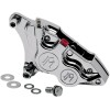 Etrier de frână cu patru pistoane cu diametru diferențial față dreapta lustruit PERFORMANCE MACHINE 0053-2916-P