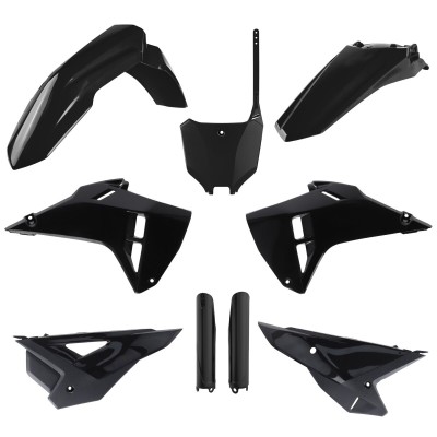 Set de restyling caroserie CRF 25 negru POLISPORT 91619 Set de restyling caroserie CRF 25 negru POLISPORT 91619