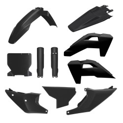 Set complet caroserie TC/FC 25 - negru POLISPORT 91644 Set complet caroserie TC/FC 25 - negru POLISPORT 91644