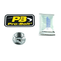 Piuliță flanșă din titan pentru ax M25x(1.50mm) pentru roată spate naturală ALTELE TINUT25150001Z2 Piuliță flanșă din titan pentru ax M25x(1.50mm) pentru roată spate naturală ALTELE TINUT25150001Z2