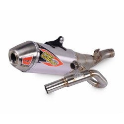 Sistem de evacuare T-6 din oțel inoxidabil cu canistre din aluminiu și capac final din oțel inoxidabil PRO CIRCUIT 0122445G Sistem de evacuare T-6 din oțel inoxidabil cu canistre din aluminiu și capac final din oțel inoxidabil PRO CIRCUIT 0122445G