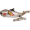 Sistem de evacuare T-6 din oțel inoxidabil cu canistre din aluminiu și capac final din oțel inoxidabil PRO CIRCUIT 0122525G