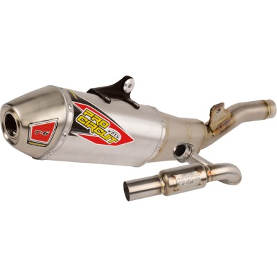 Sistem de evacuare T-6 din oțel inoxidabil cu canistre din aluminiu și capac final din oțel inoxidabil PRO CIRCUIT 0122525G