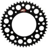 Pinion spate CW Black Grvd Pkd RENTHAL 441U-428-48GPBK