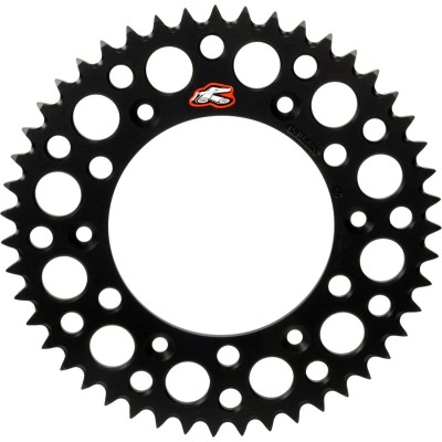 Pinion spate CW Black Grvd Pkd RENTHAL 441U-428-49GPBK