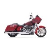 Sistem de evacuare 2-1 FLH crom/negru RINEHART RACING 200-0106