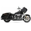 Sistem de evacuare 2-1 FLH negru/crom RINEHART RACING 200-0107C