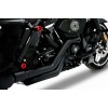 Colectoare duble adevărate negre pentru Harley-Davidson RINEHART RACING 100-0653