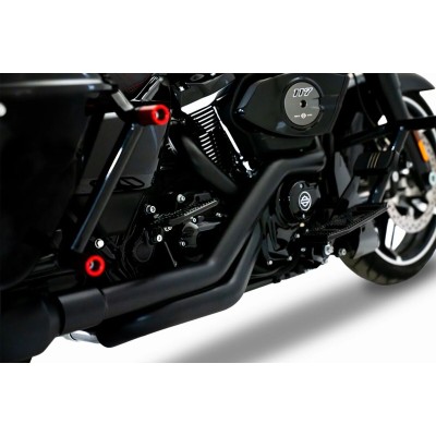 Colectoare duble adevărate negre pentru Harley-Davidson RINEHART RACING 100-0653 Colectoare duble adevărate negre pentru Harley-Davidson RINEHART RACING 100-0653
