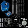 Set pentru eșapament fără arbori cu came pentru angrenaje cu răcire cu apă negru PR M8 17-23 S&S CYCLE 310-1260