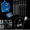 Set pentru cutie de distribuție fără arbori de distribuție pentru transmisie cu lanț răcire cu ulei negru PR M8 17-23 S&S CYCLE 310-1262A thumb