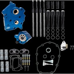 Set pentru cutie de distribuție fără arbori de distribuție pentru transmisie cu lanț răcire cu ulei negru PR M8 17-23 S&S CYCLE 310-1262A Set pentru cutie de distribuție fără arbori de distribuție pentru transmisie cu lanț răcire cu ulei negru PR M8 17-23 S&S CYCLE 310-1262A