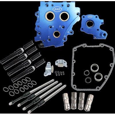 Set pentru arbore cu came fără arbori cu came pentru antrenare cu lanț răcire cu apă negru PR TC 07-16 S&S CYCLE 310-1272