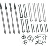 Set de tije de piston cu tuburi S&S CYCLE 93-5095