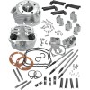 Set retro pentru partea superioară stock bore silver S&S CYCLE 106-1070