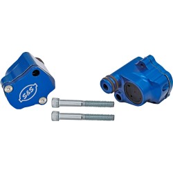 Set de ventilație pentru cap anodizat albastru billet M8 2017-2024 S&S CYCLE 900-1186