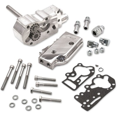 Pompă de ulei universală billet lustruită S&S CYCLE 31-6205 Pompă de ulei universală billet lustruită S&S CYCLE 31-6205