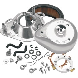 Filtru de aer teardrop pentru CV-carb/EFI crom S&S CYCLE 17-0450 Filtru de aer teardrop pentru CV-carb/EFI crom S&S CYCLE 17-0450