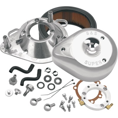 Filtru de aer teardrop pentru CV-carb/EFI crom S&S CYCLE 17-0450 Filtru de aer teardrop pentru CV-carb/EFI crom S&S CYCLE 17-0450