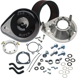 Set filtru de aer classic teardrop pentru carburator/EFI stock negru lucios S&S CYCLE 170-0181A Set filtru de aer classic teardrop pentru carburator/EFI stock negru lucios S&S CYCLE 170-0181A