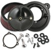 Seturi de filtre de aer stealth fără capac pentru corpuri de accelerație de 58mm negre S&S CYCLE 170-0164