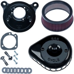 Filtru de aer mini teardrop stealth EFI negru S&S CYCLE 170-0442 Filtru de aer mini teardrop stealth EFI negru S&S CYCLE 170-0442