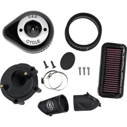 Set filtru de aer Stealth cu capac - negru - Indian S&S CYCLE 170-0777 Set filtru de aer Stealth cu capac - negru - Indian S&S CYCLE 170-0777
