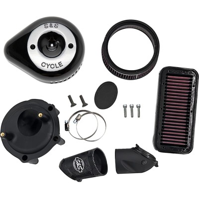 Set filtru de aer Stealth cu capac - negru - Indian S&S CYCLE 170-0777 Set filtru de aer Stealth cu capac - negru - Indian S&S CYCLE 170-0777
