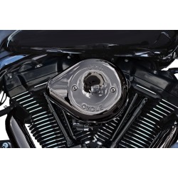 Capac filtru de aer Stealth Teardrop Lava Chrome M8 2017-2023 S&S CYCLE 170-0779