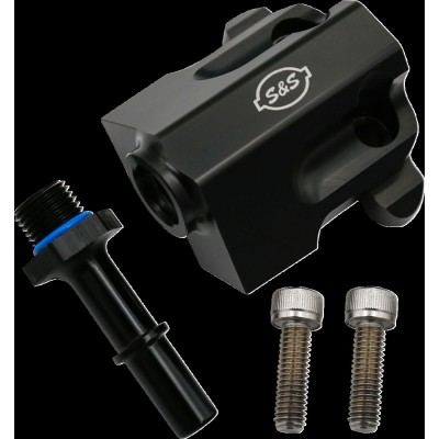 Set șină de combustibil Billet Black M8 Touring 2017-2024 S&S CYCLE 160-0280