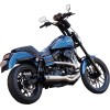 Sistem de evacuare Qualifier 2:1 din oțel inoxidabil periat Dyna 2006-07 S&S CYCLE 550-1097