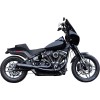 Sistem de evacuare 2:1 Qualifier Race Only Black M8 Softail 2018-23 S&S CYCLE 550-1106
