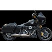 Tobă de eșapament 2:1 Qualifier doar pentru curse din oțel inoxidabil M8 Touring 2017+ S&S CYCLE 550-1107 thumb