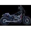 Sistem de evacuare Superstreet 2:1 Brushed SS R/O M8 Softail 2018-24 S&S CYCLE 550-1099