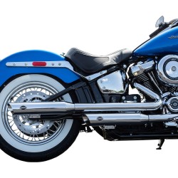 Tobă slip on slash-cut cromată S&S CYCLE 550-0739 Tobă slip on slash-cut cromată S&S CYCLE 550-0739