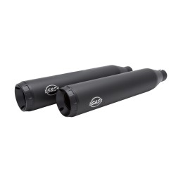 Tobe Grand National EC Slip On negre/negre S&S CYCLE 550-1001 Tobe Grand National EC Slip On negre/negre S&S CYCLE 550-1001