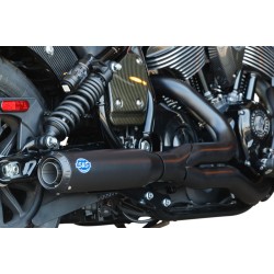 Tobă de eșapament Qualifier 2:1 Guardian Blk Race Only Indian Chief S&S CYCLE 550-1118