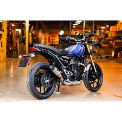 Tobe Grand National Slip-On crom/negru S&S CYCLE 550-1143 Tobe Grand National Slip-On crom/negru S&S CYCLE 550-1143