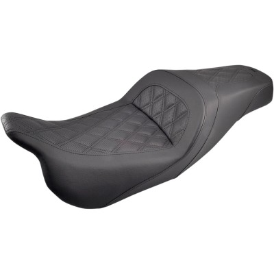 Șa 2-up slim frontrear leathersaddlehydesaddlegel negru SADDLEMEN 808-07B-162 Șa 2-up slim frontrear leathersaddlehydesaddlegel negru SADDLEMEN 808-07B-162