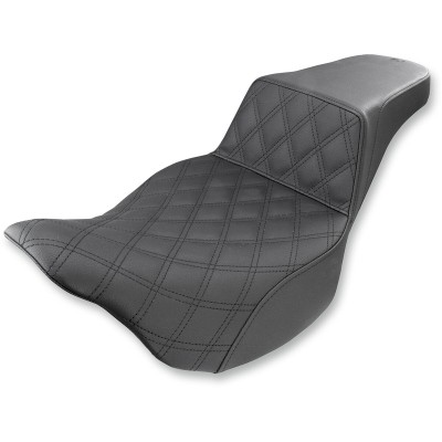 Șa dublă step up ls frontrear vinylsaddlegel plain black SADDLEMEN 808-07B-172 Șa dublă step up ls frontrear vinylsaddlegel plain black SADDLEMEN 808-07B-172