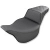 Șa dublă step up ls frontrear vinylsaddlegel plain black SADDLEMEN 808-07B-173