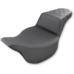 Șa dublă step up ls frontrear vinylsaddlegel plain black SADDLEMEN 808-07B-173 Șa dublă step up ls frontrear vinylsaddlegel plain black SADDLEMEN 808-07B-173