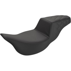 Șa în trepte - spate cu cusătură tip grilaj - FLH SADDLEMEN 808-07B-173E Șa în trepte - spate cu cusătură tip grilaj - FLH SADDLEMEN 808-07B-173E
