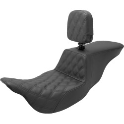 Șa turistică Step Up - spătar pentru conducător - cusătură Lattice pentru conducător - FL '08-'22 SADDLEMEN 808-07B-192BR Șa turistică Step Up - spătar pentru conducător - cusătură Lattice pentru conducător - FL '08-'22 SADDLEMEN 808-07B-192BR