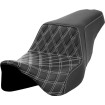 Șa cu trepte - față cu cusătură tip grilaj - cusătură albă SADDLEMEN 808-07B-17206 thumb