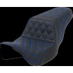 Scaun Step-Up - cusătură în rețea - cusătură albastră SADDLEMEN 808-07B-17501 thumb